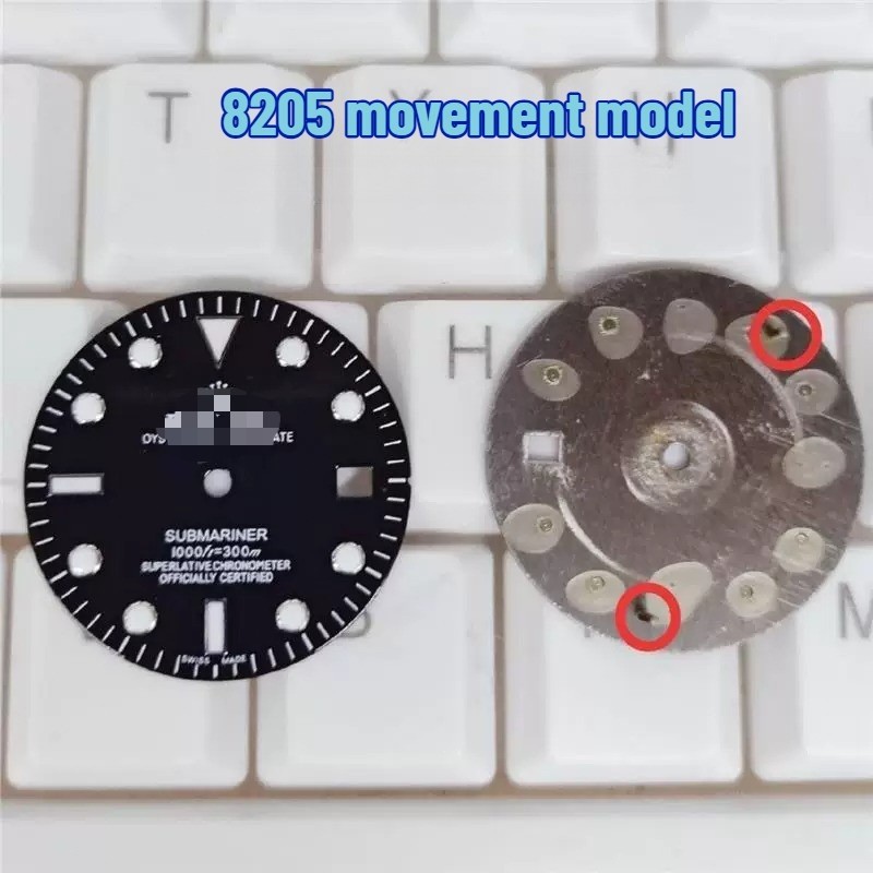 29mm watch dial literal 2824/8205 movement suitable for Rolex Submariner