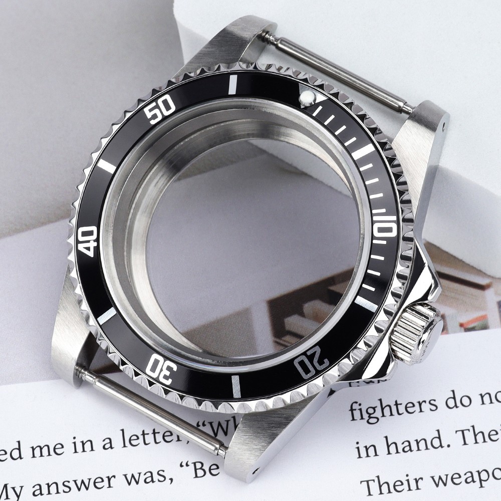 FEIYASHI Diver Bezel 39mm Watch Case Steel Sapphire SUB Mod For Seiko NH35 NH36