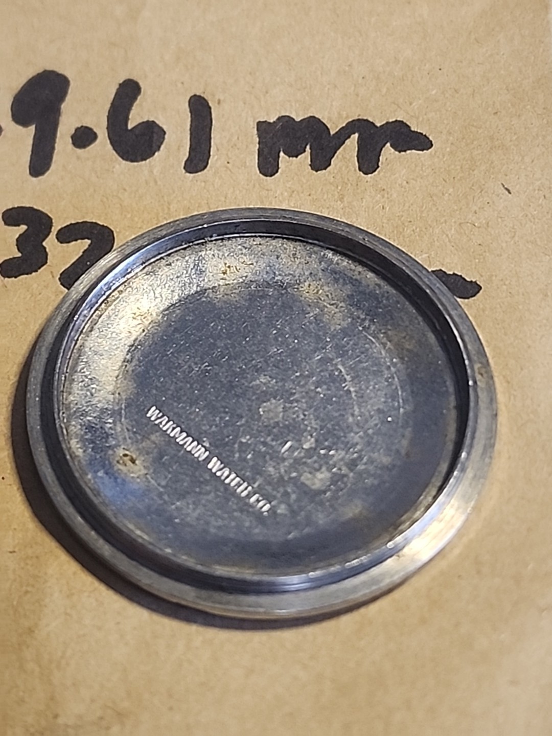 Wakmann Skin Diver Waterproof Watch Case Back Part 32mm (1068)