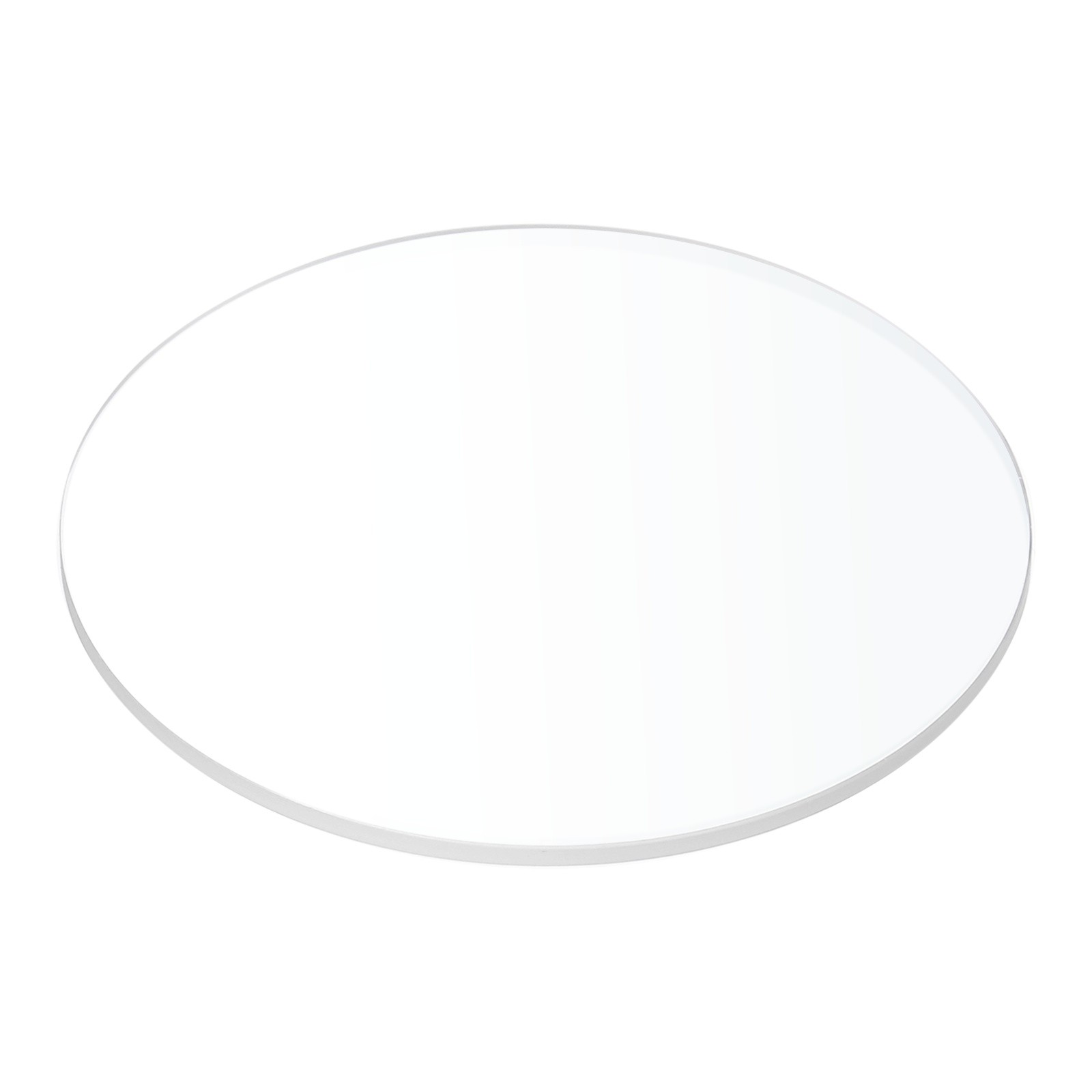 Watch Crystal Glass Lens 36mm Dia 1mm Thick Flat Round Sapphire Replacement