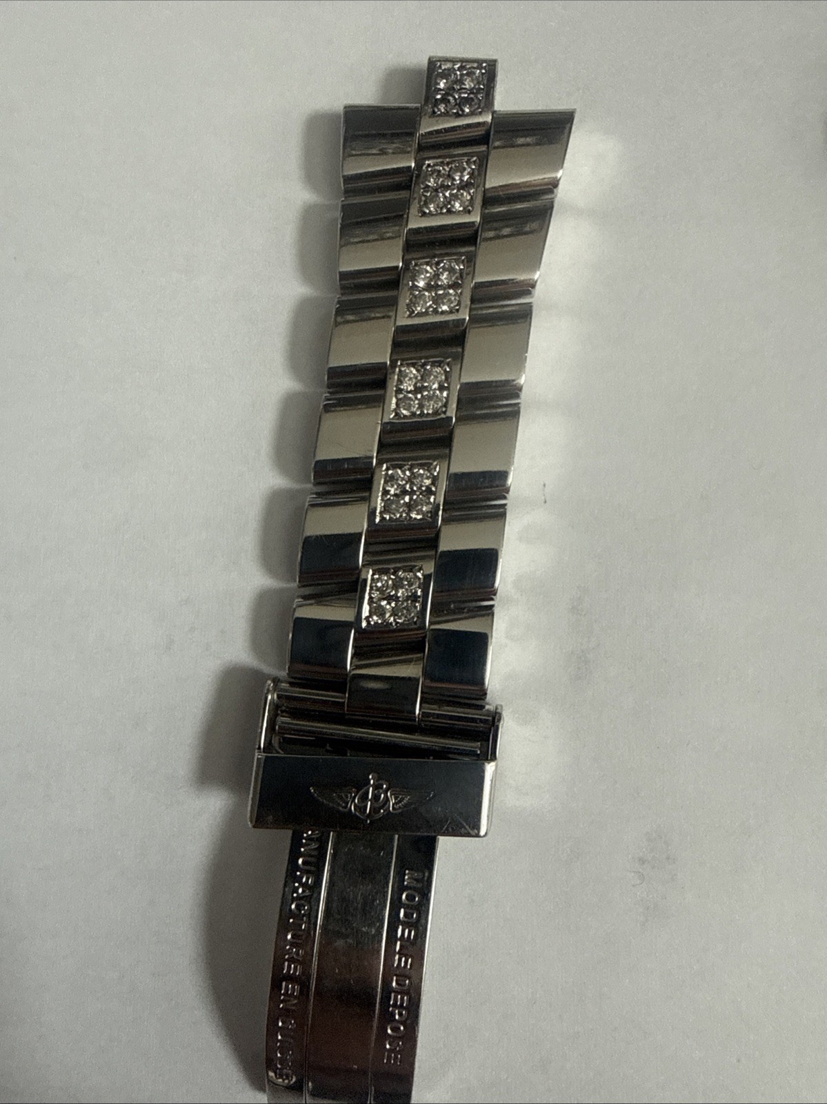 Breitling Super Avenger Diamond Bezel And Diamond Band