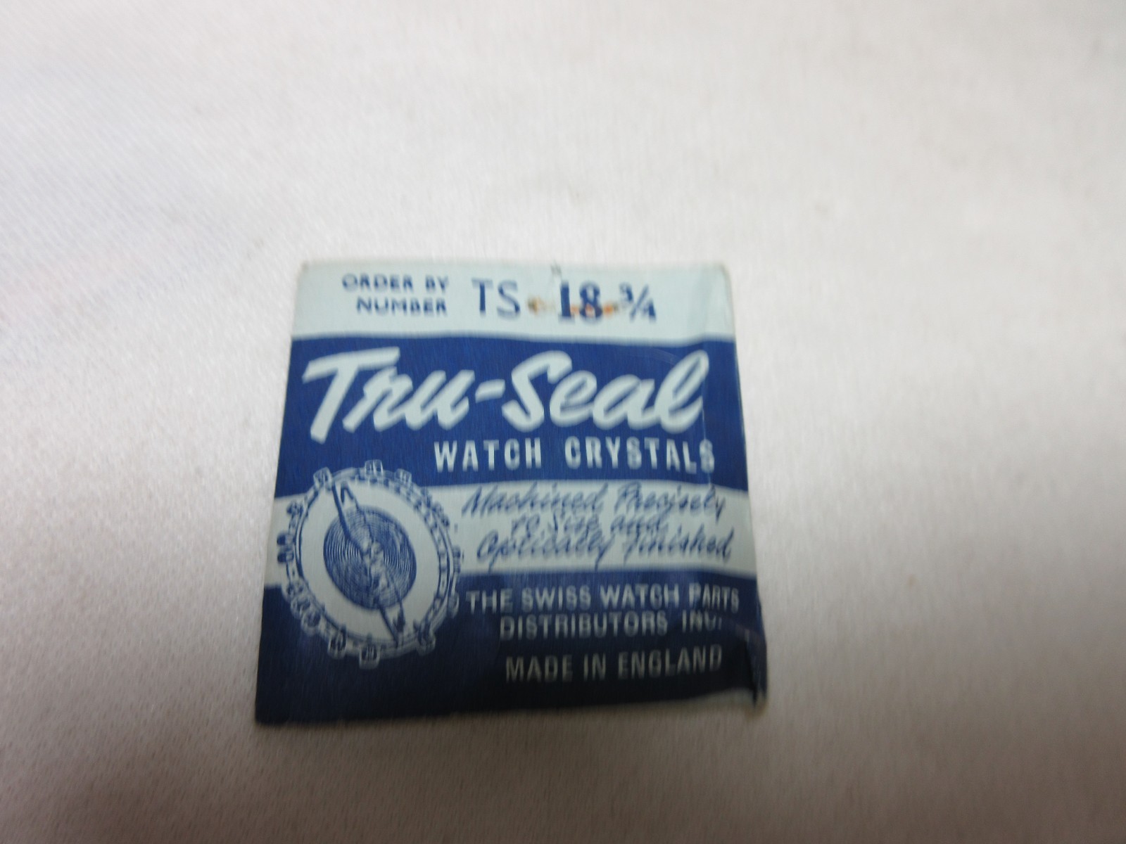 TRU-SEAL WATCH CRYSTAL TS 18 3/4 WATCHMAKER REPLACEMENT PART #200