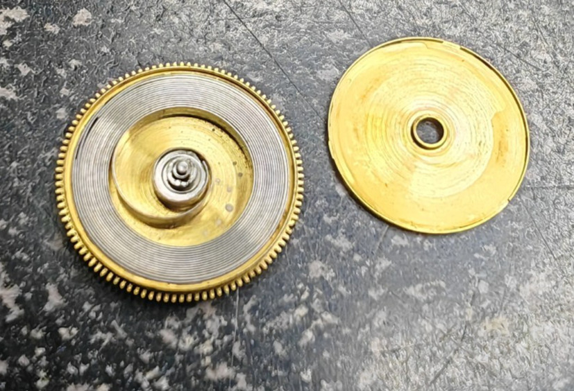GENUINE Audemars Piguet barrel, mainspring for caliber 3120 damaged