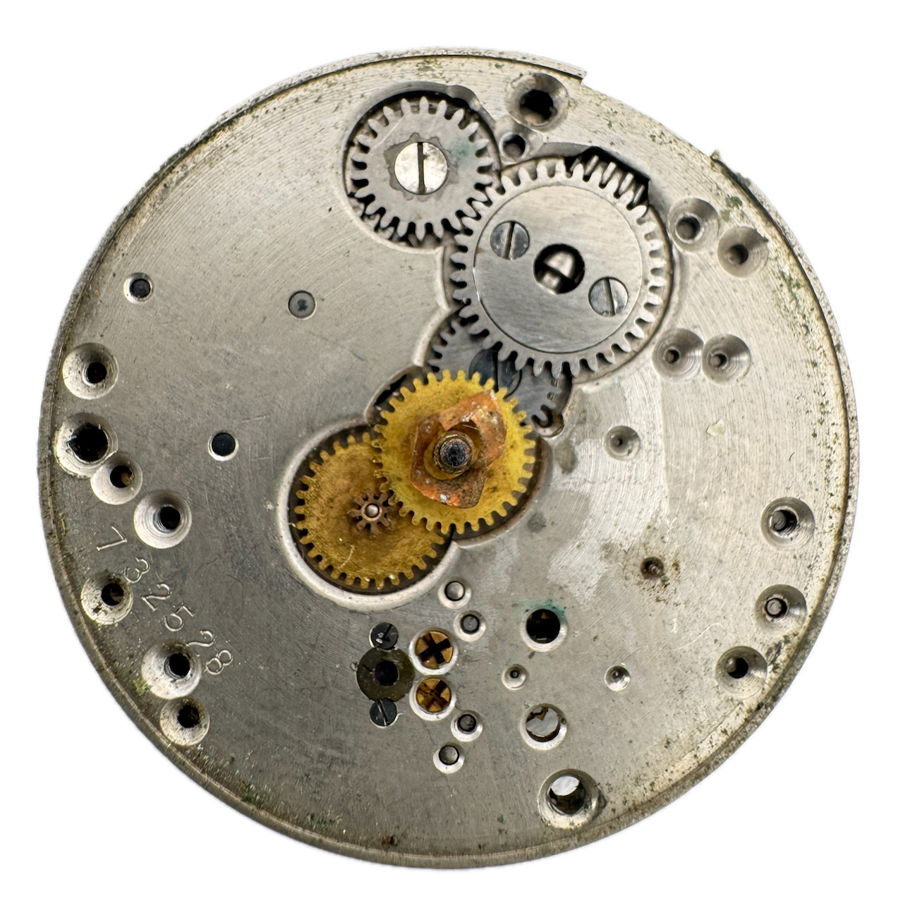Antique 0s 1900 Waltham 1891 7J Mechanical Open Face Pocketwatch Movement No. 61