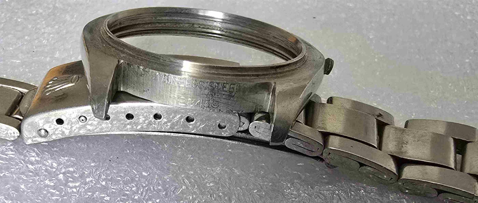 ROLEX TUDOR OYSTER Steel Case/Bracelet/End Links. Ref: 9051/0 7835/357. For Part