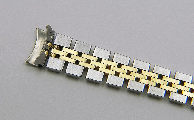 Genuine Rolex 18k Gold SS Ladies Bracelet 62523D.18 Clasp & 13mm End Links 468 B