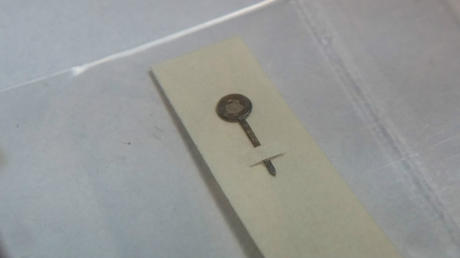 Piaget watch hands, 18K white 9P, 6mm x 9mm hour + minute (1 set per order)