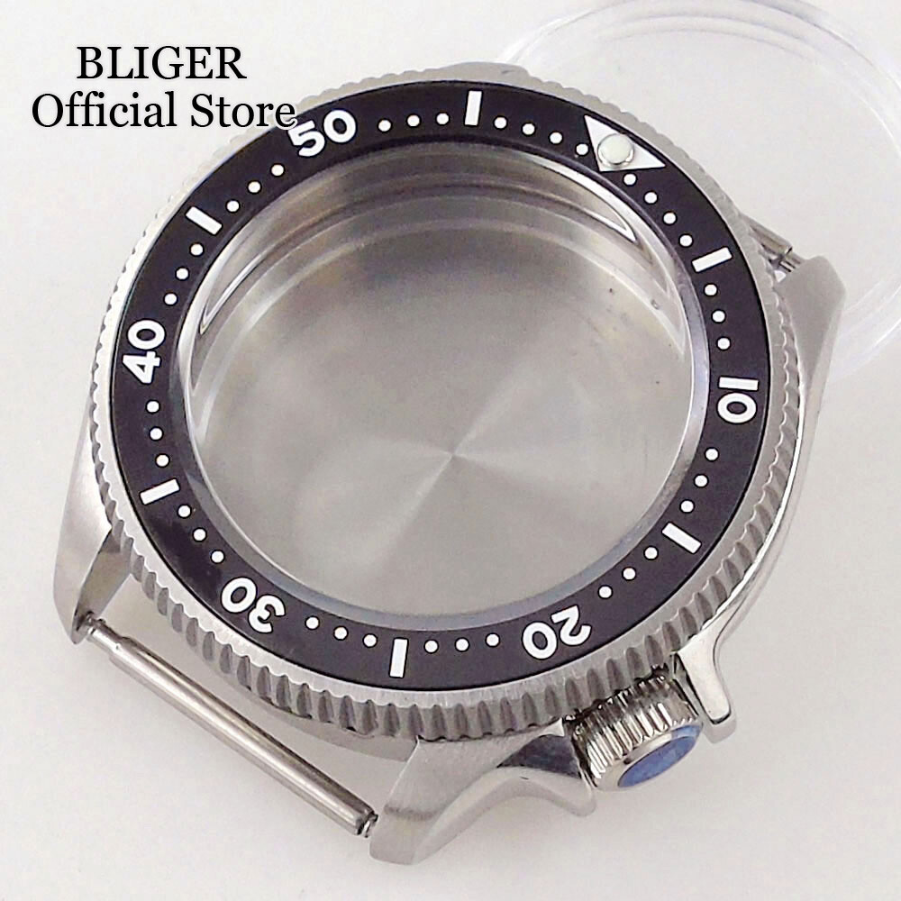 200M Waterproof 37mm Dive Watch Case Fit NH35 ETA 2824 PT5000 Sapphire 120 Click