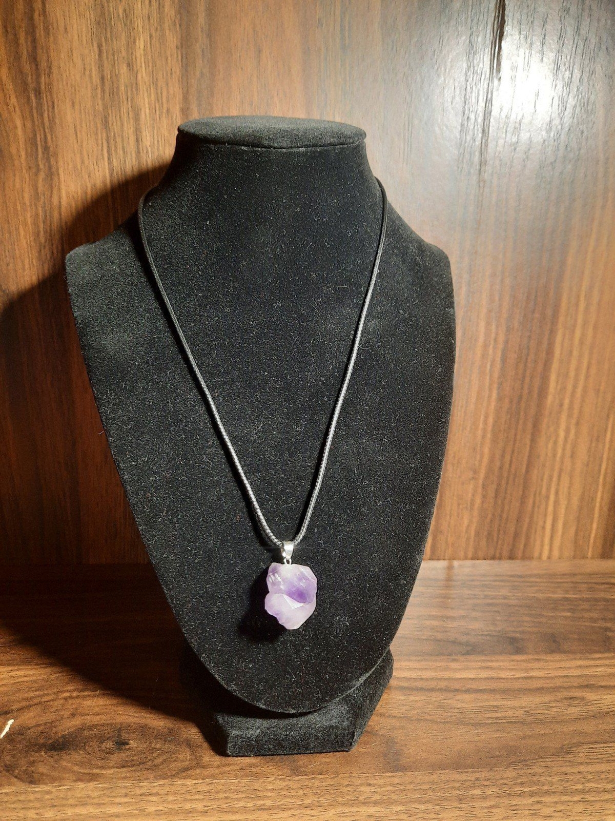 Amethyst Cluster Crystal Necklace