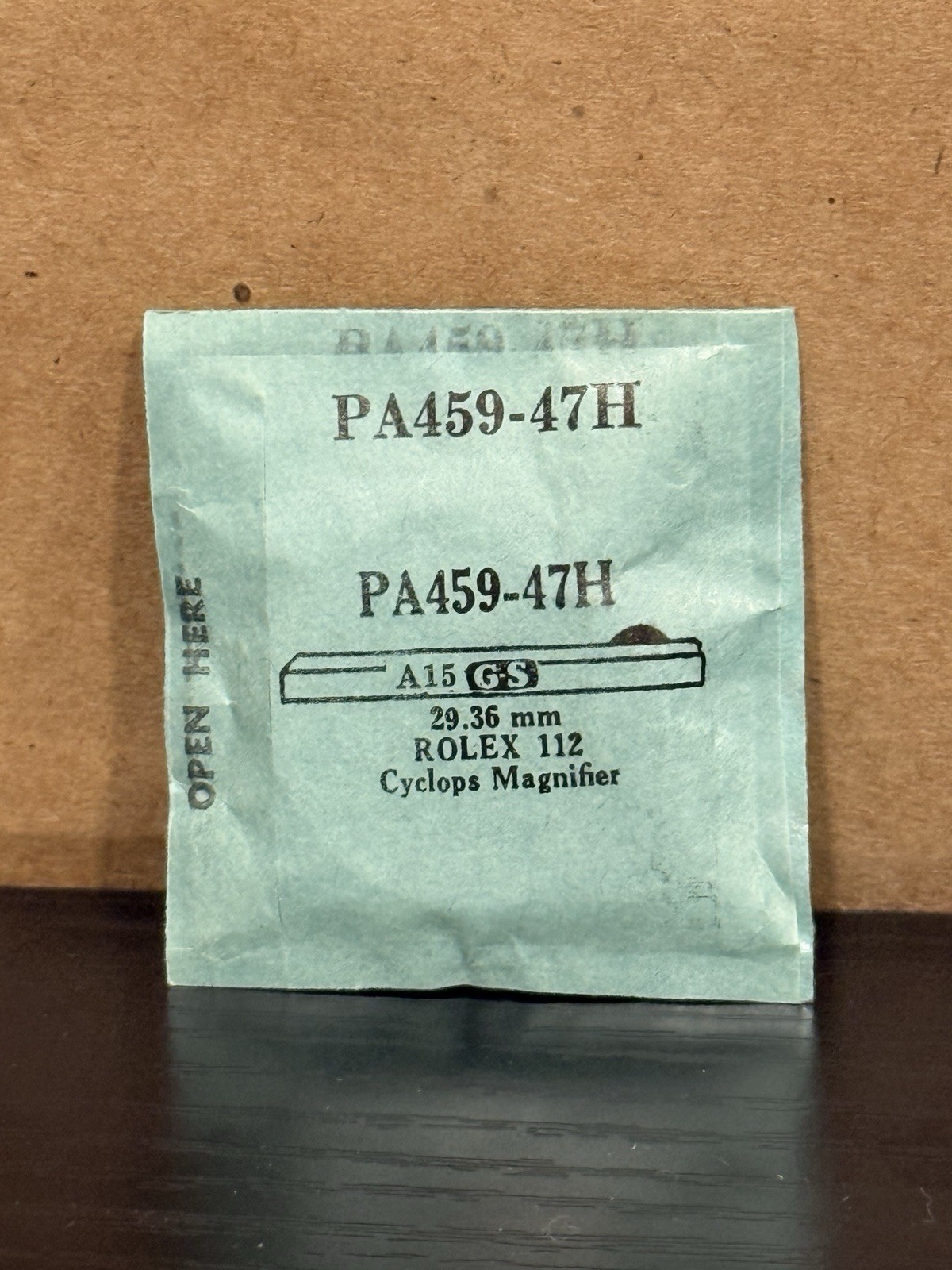 GS Rolex (112) Cyclops PA459-47H Replacement Crystal New Old Stock Part 29.36MM