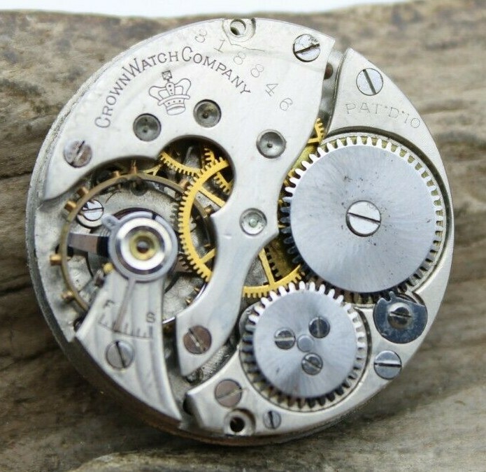 CROWN WATCH Co. Movement 818848 27.7mm DIAMETER FOR REPAIR SWISS (P3M2)