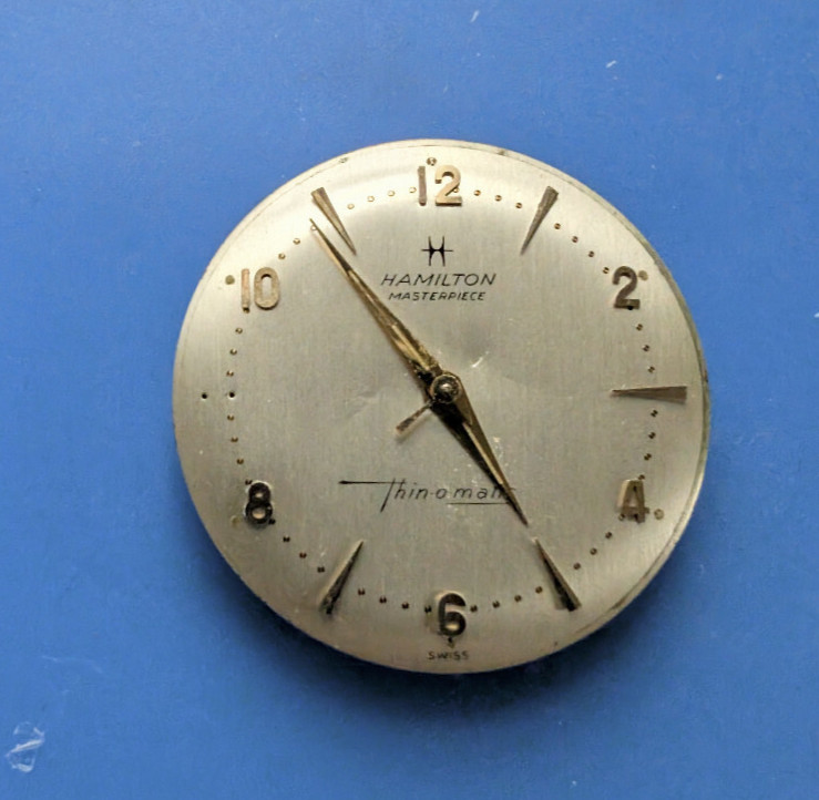 VINTAGE MENS HAMILTON AUTOMATIC 623 WRISTWATCH MOVEMENT RUNNING INTERMITTENTLY