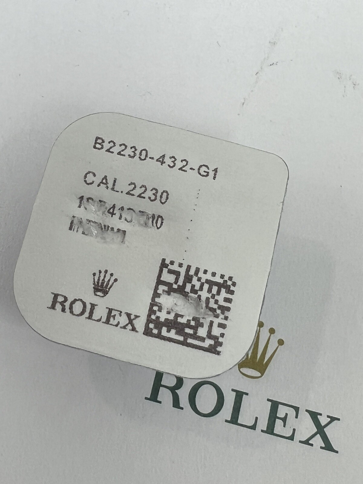 GENUINE Rolex 2230 2235 432 Balance Wheel Complete, New Sealed