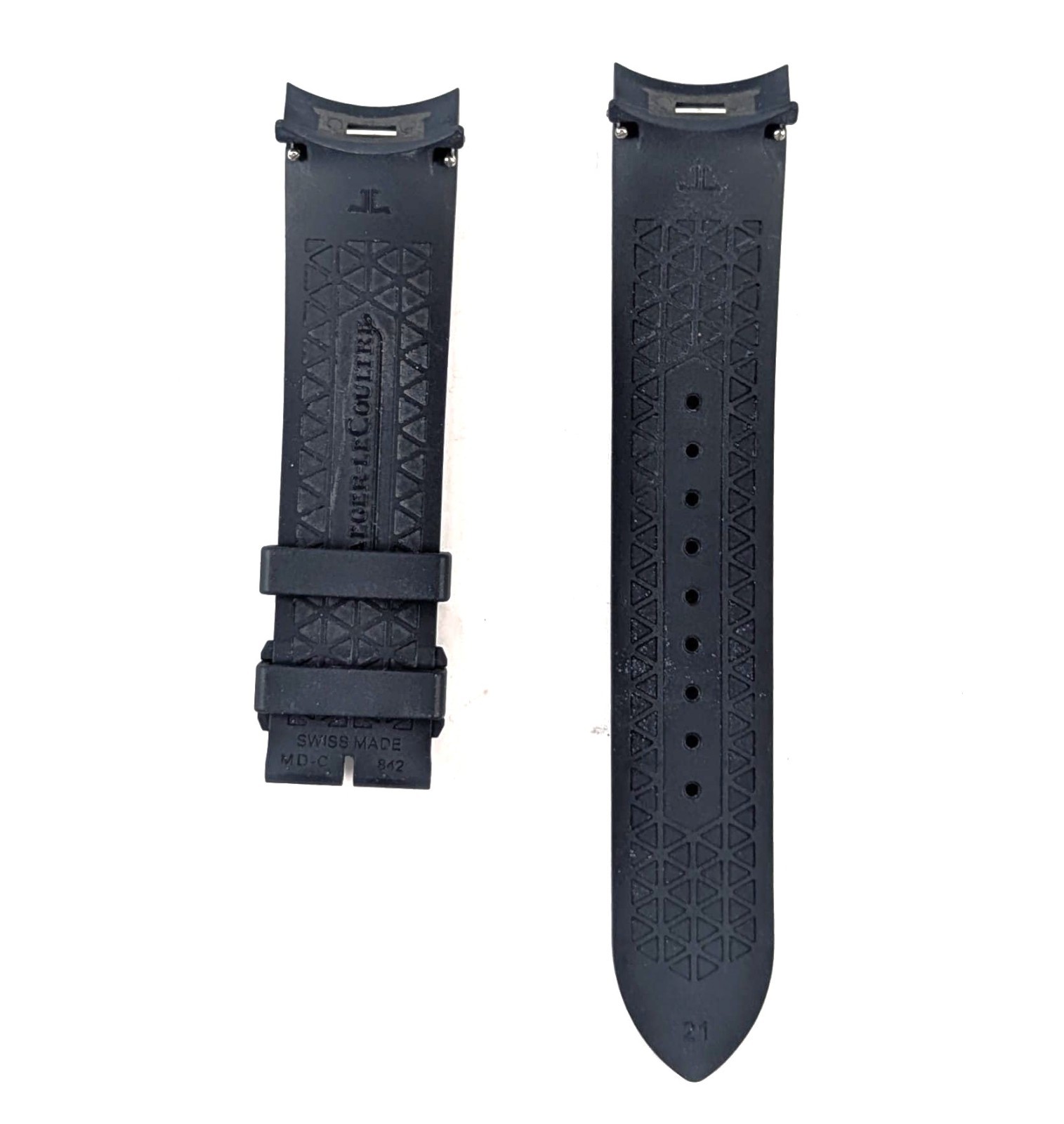 Genuine Jaeger LeCoultre OEM Blue Rubber Watch Strap 21mm x 19 mm MD-C842
