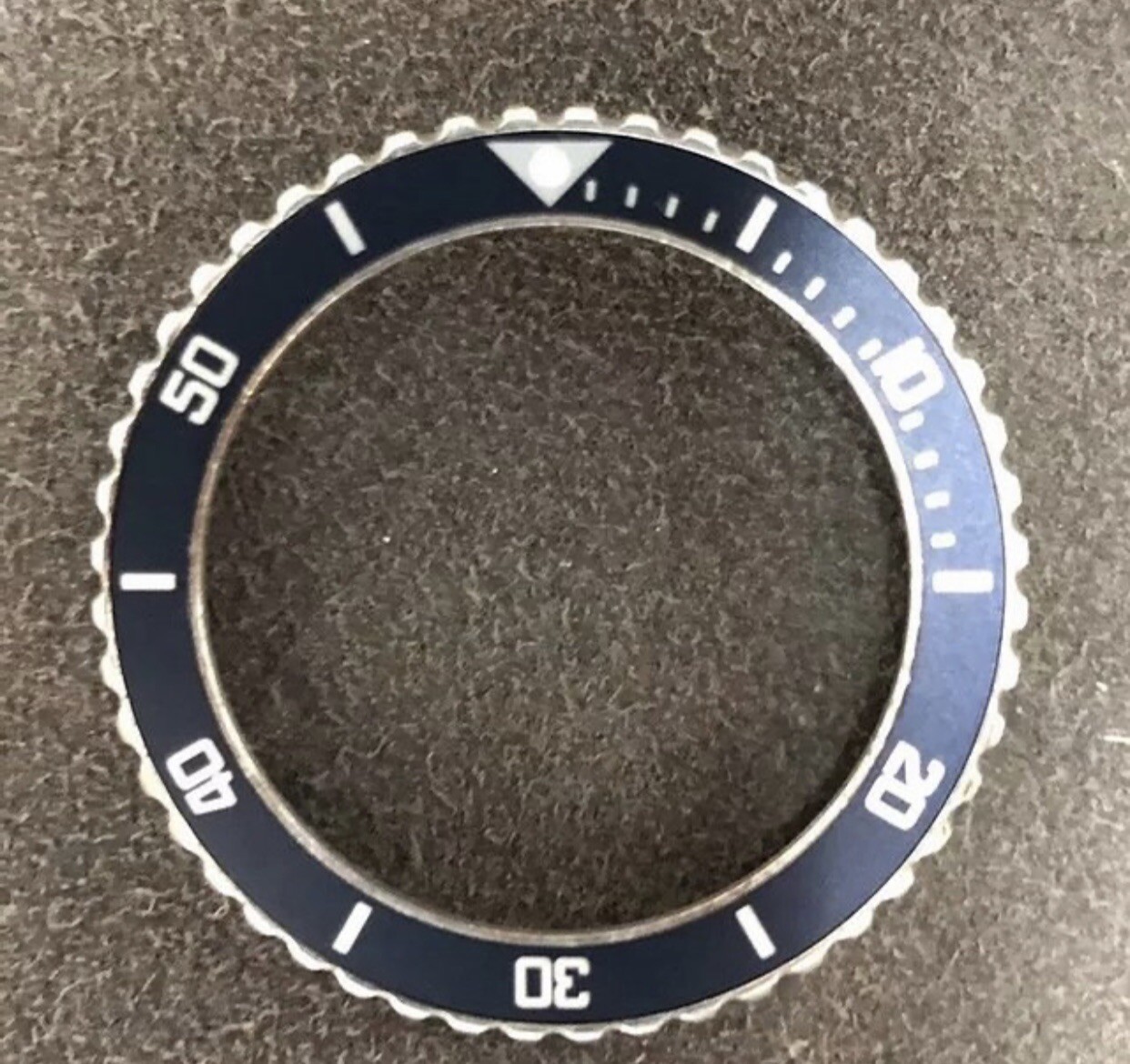 Matte Version: Tag Heuer 1000 Bezel Insert: 980.613 Blue Watch Replacement Part
