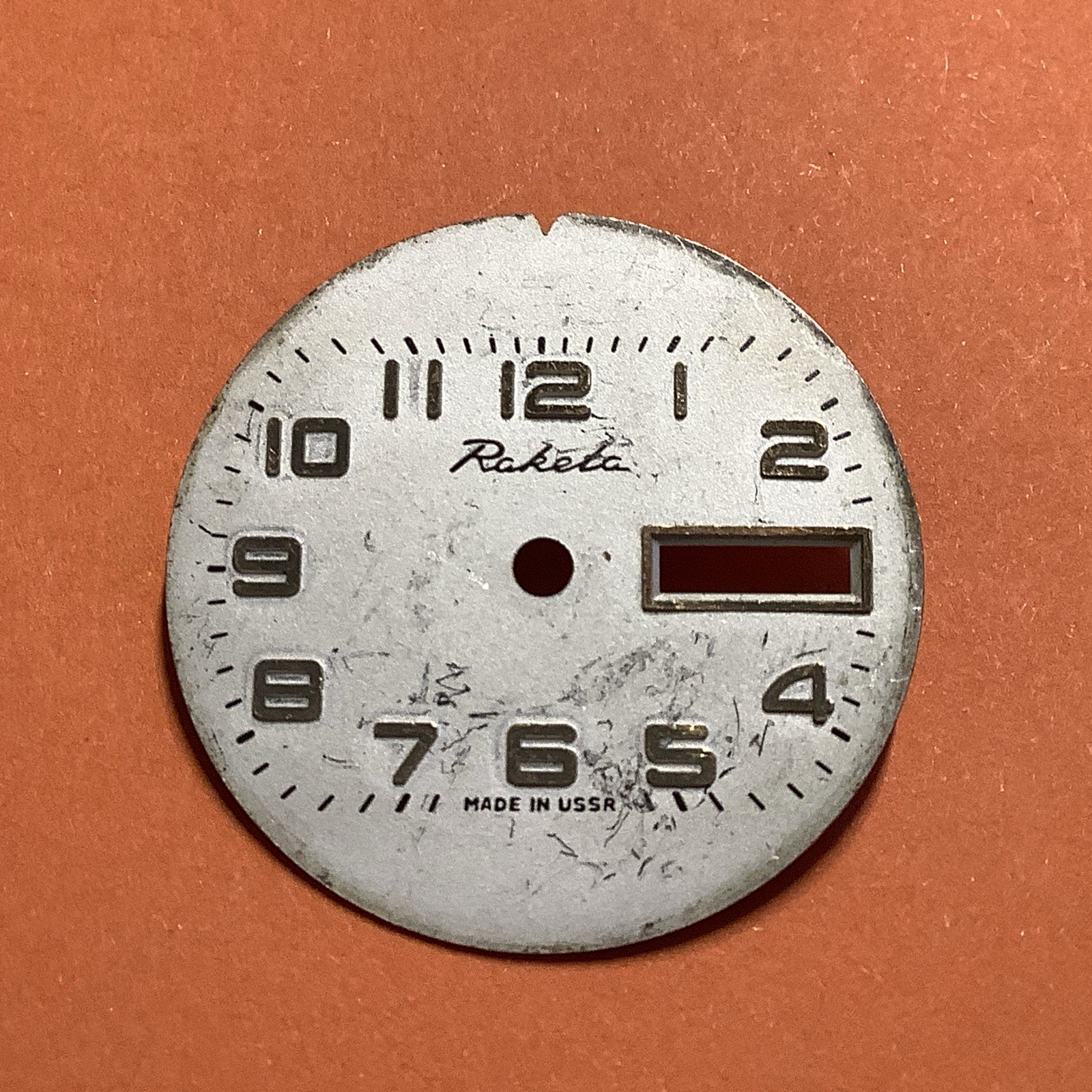 SOVIET WATCH PARTS. RAKETA 2628H Dial. Diameter 29mm Type 12