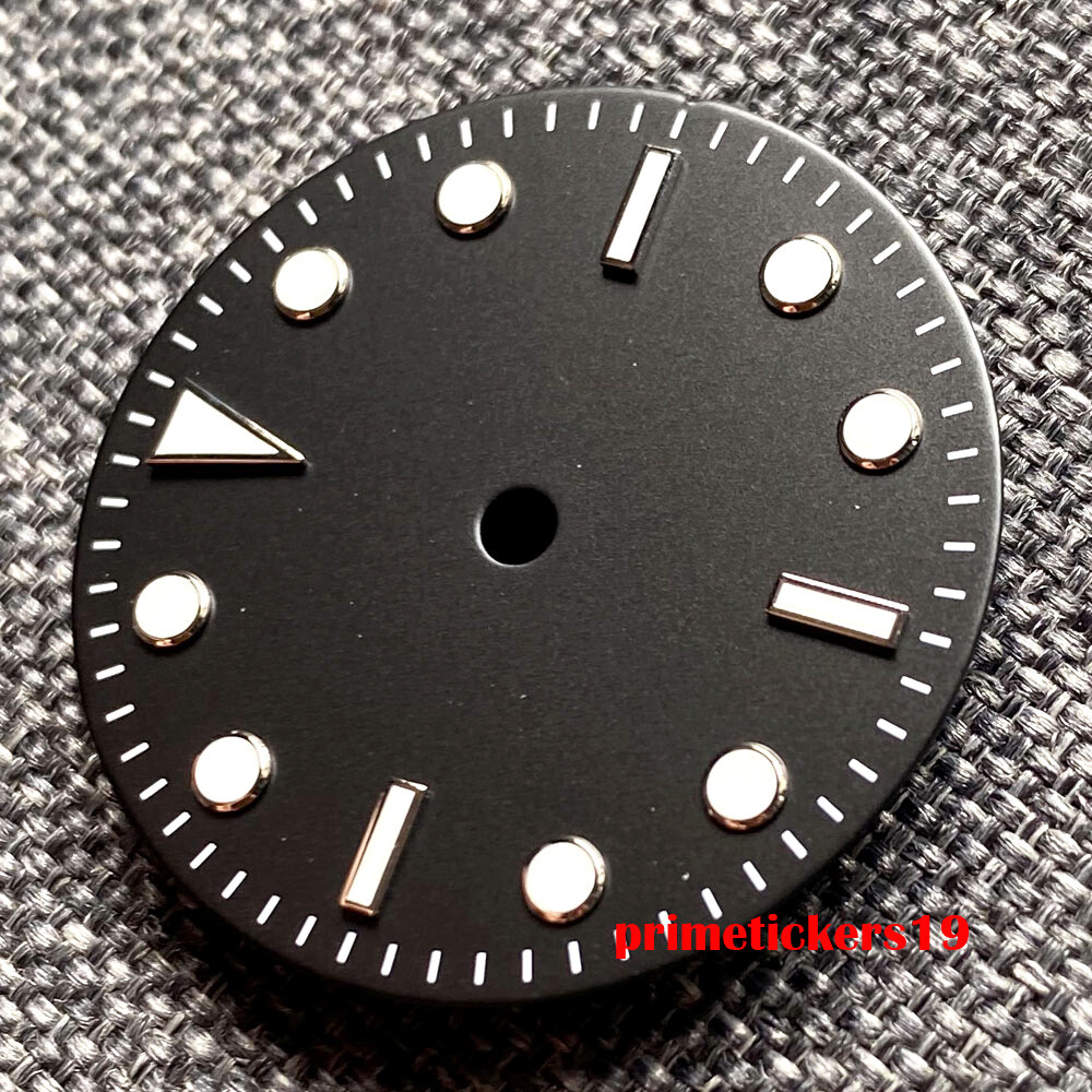 29mm Black/Blue/Green Watch Dial Hands Set Fit NH35 ETA2824 PT5000 Miyota82 Movt