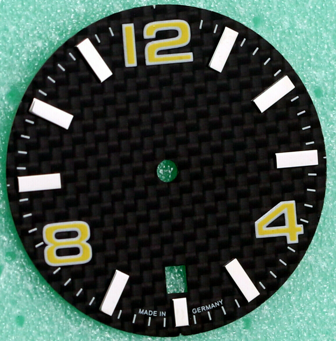 CARBON Dial for Eta 2824-2 Automatic Movement 30.8 mm Superluminova C1