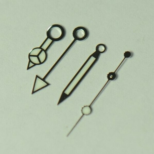 SWISS MADE WATCH HANDS FOR ROLEX GMT-MASTER II CAL.3186(ROSE GOLD/GOLD/SILVER)