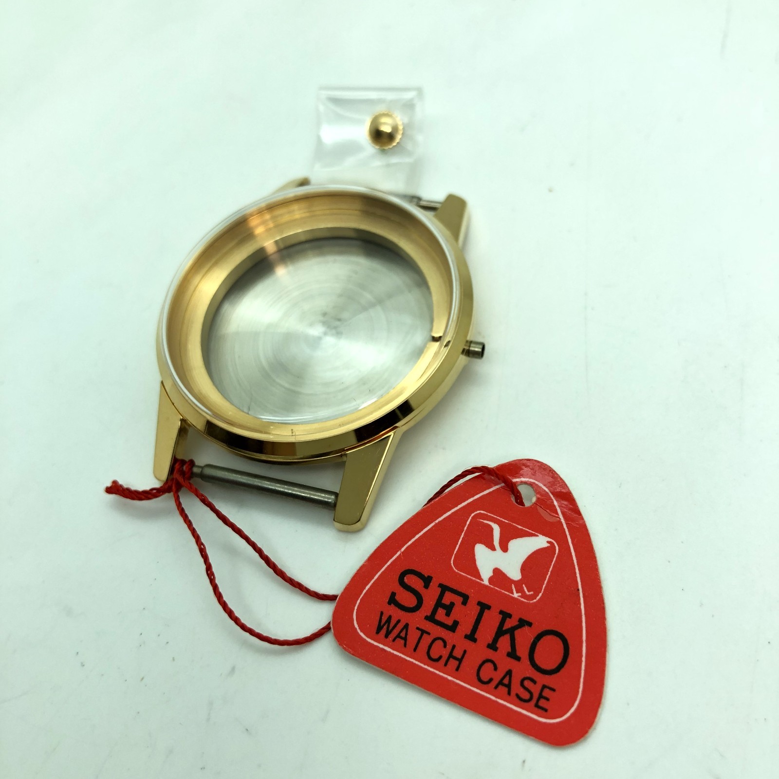 [w2476] SEIKO Parts 15036 Champion Calendar 800 Case SGP Crystal Crown Tag MT