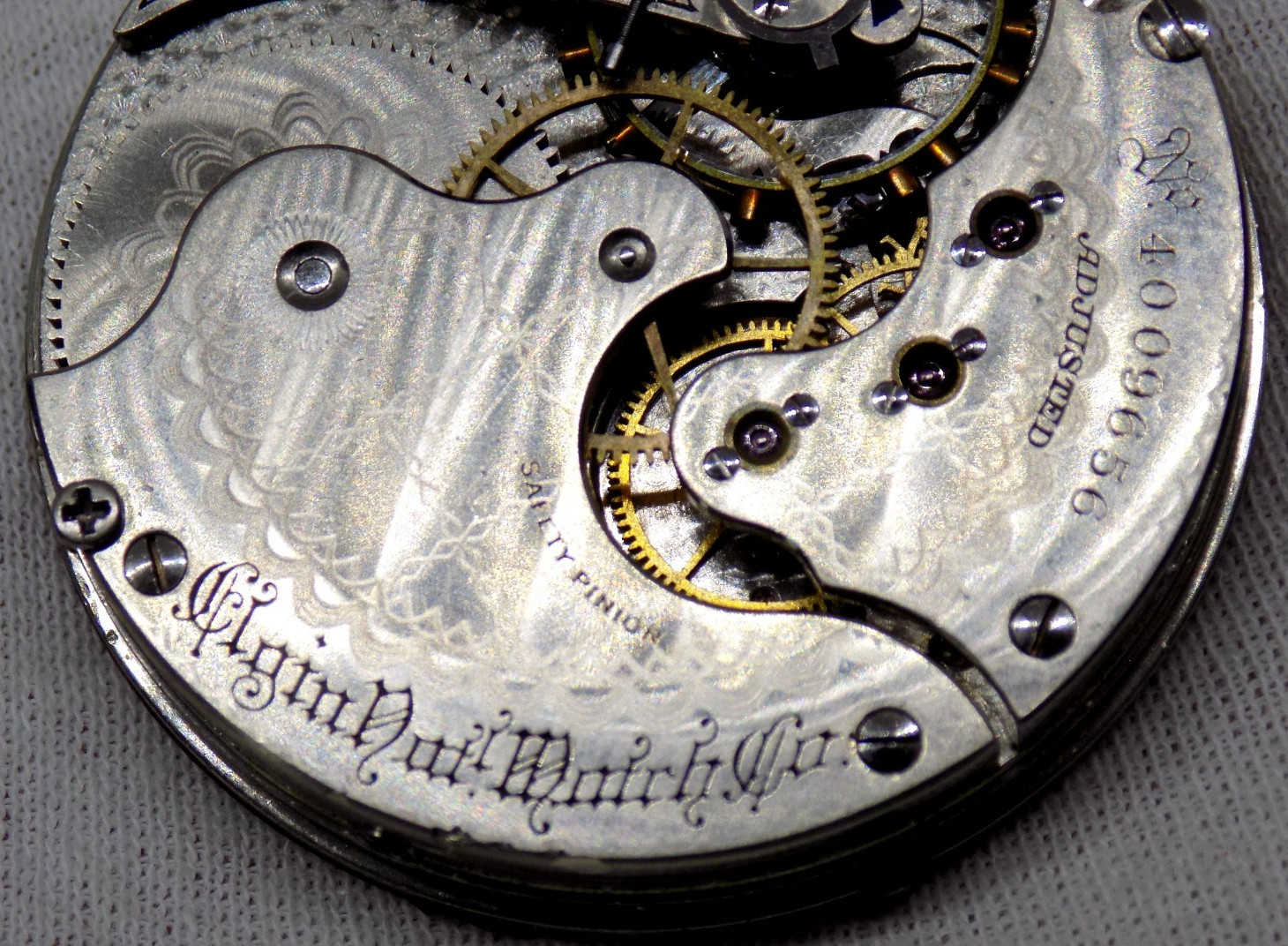 1891 Elgin National Watch Co. Grade 4 Model 3 16s Pocket 15J Watch Movement