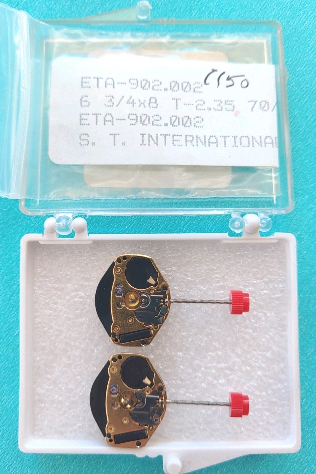 NOS ETA 902.002 HCP1 -2 Hand Movement. Height 3.4mm. Set, Run, Keep Time 24 Hour