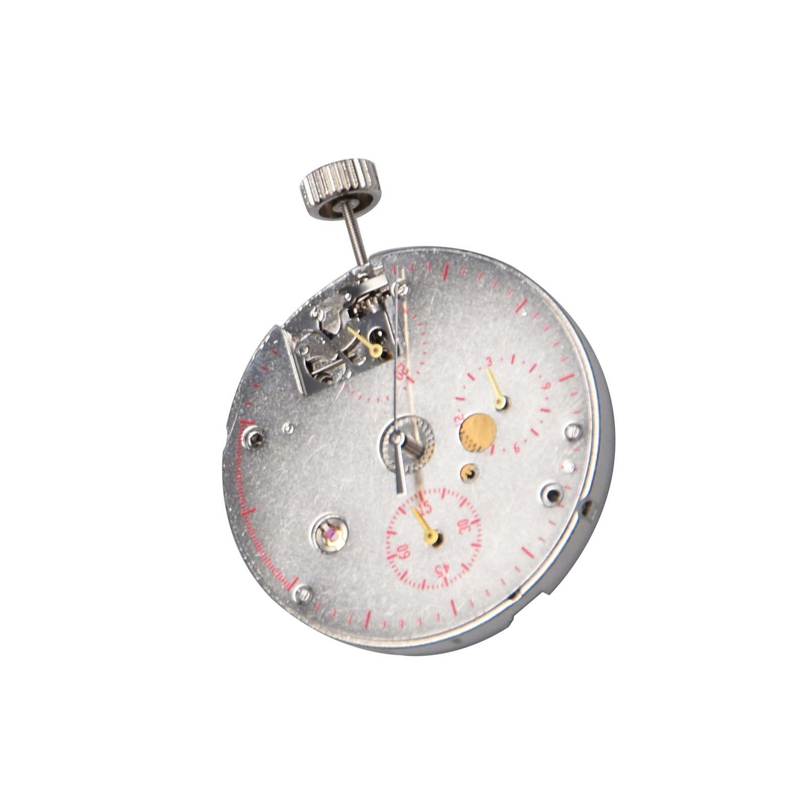 ST1903 Automatic Chronograph 22J 45h Small Second 9H 24H 6H Min 3H Repair Part
