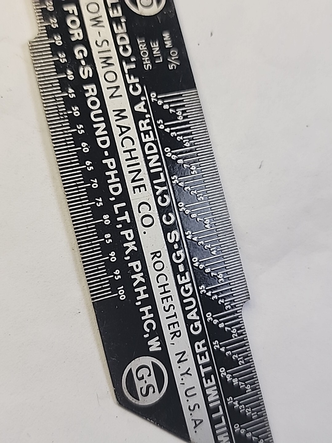 VTG GERMANOW-SIMON WATCH MAKERS GAUGE FOR G-S FLEXO ROUND CRYSTALS