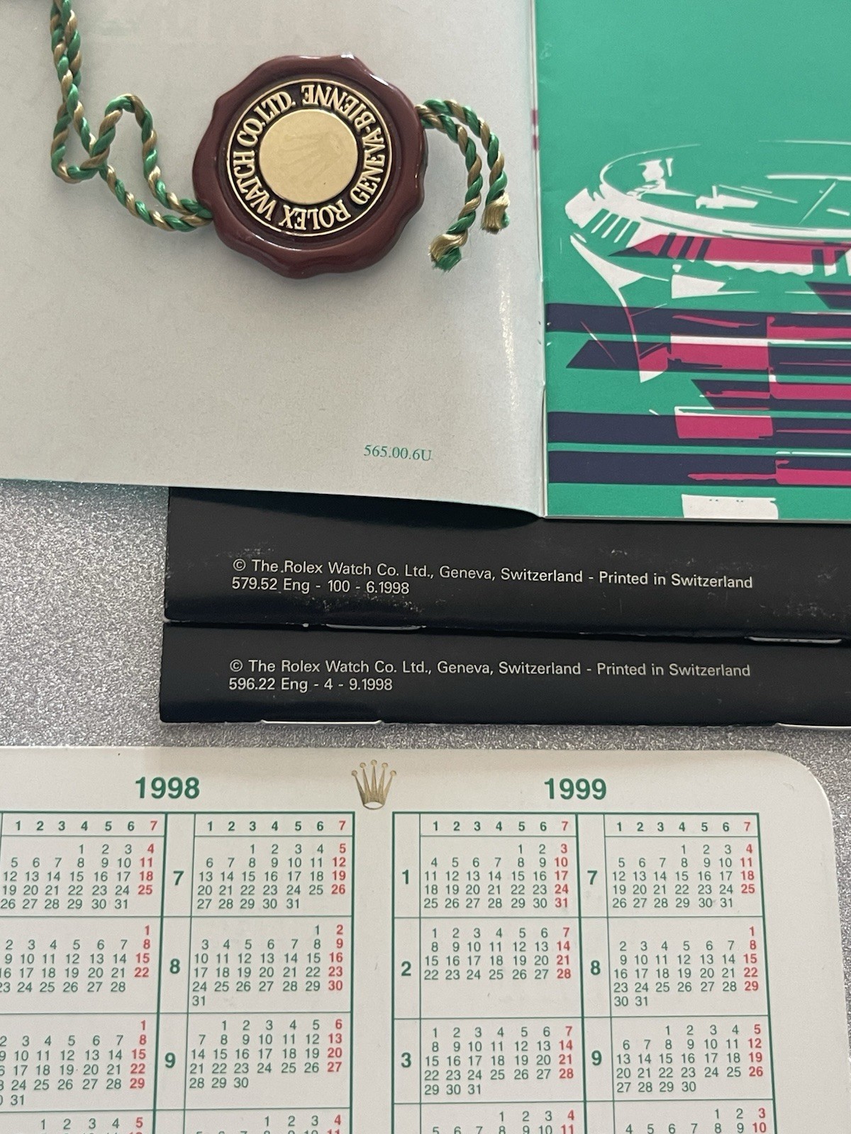 Rolex Cosmograph Daytona 16520 Set Eng 1998 SJW01-BR