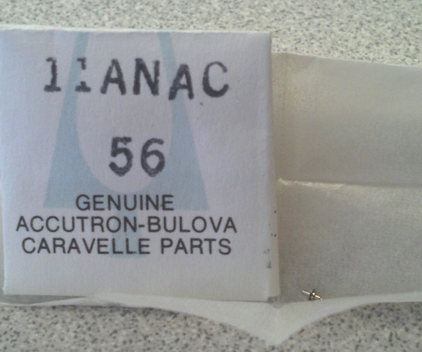NOS Bulova 11ANAC P/N 56 Balance Staff