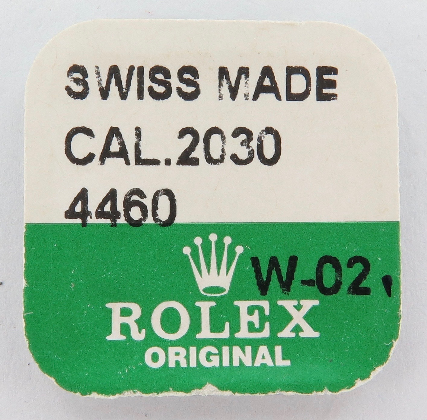 1995 / 1996 Rolex New Old Stock Cal. 2030 4460 Stop Spring Part. Year Code W-02.