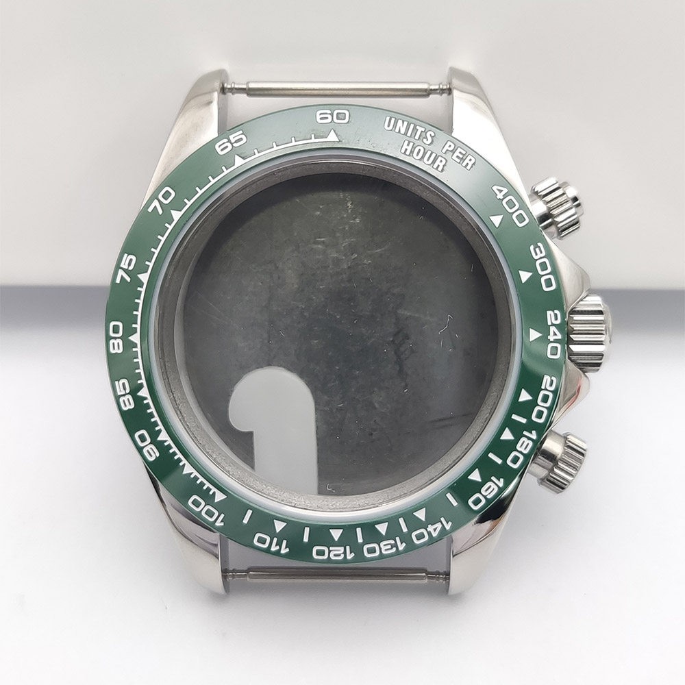 Luxury Diamond Watch Case For VK63/VK64 Movement Stainless Steel Mod Kit