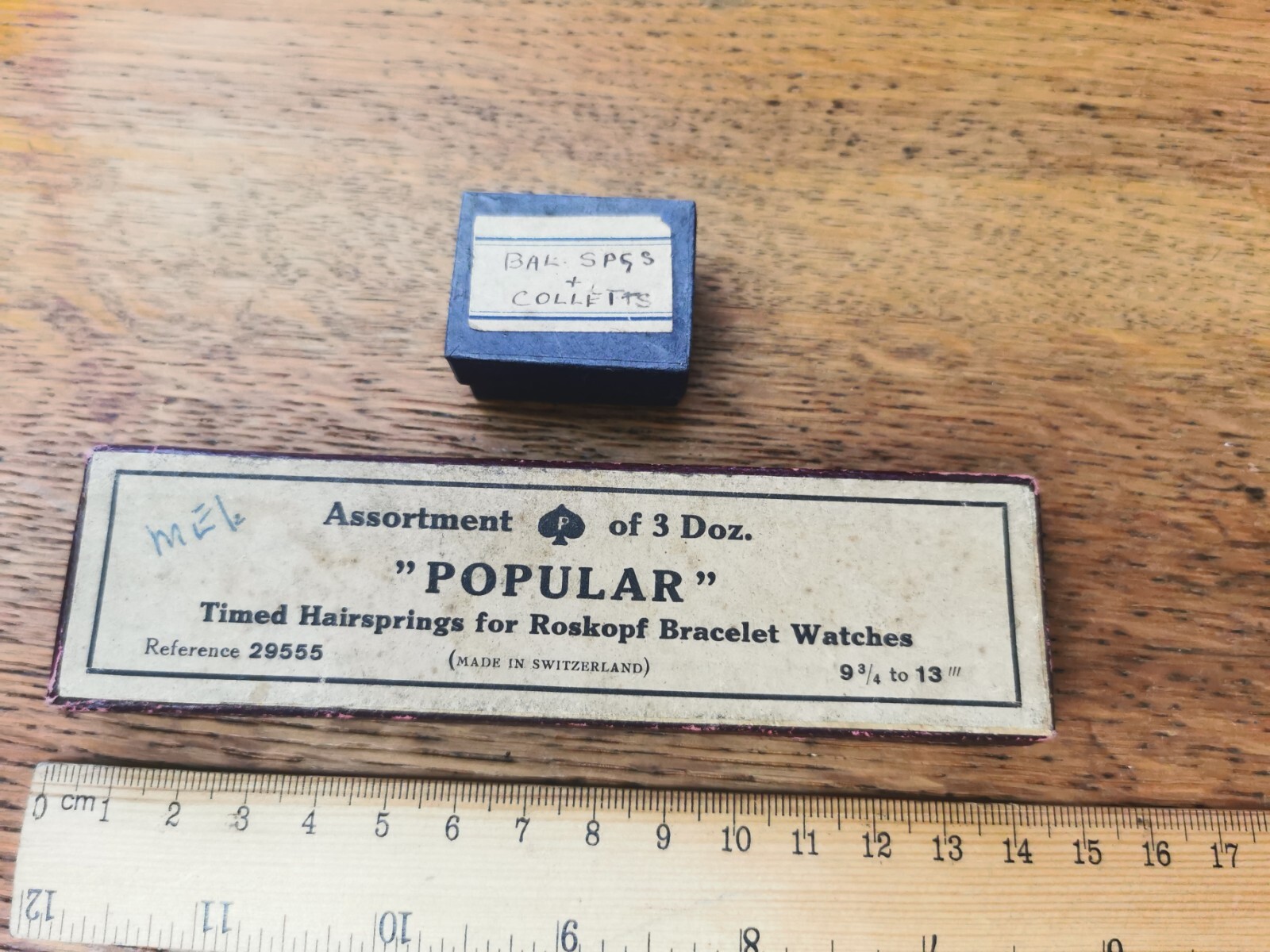 Watch Hairsprings, for Roskopf + others, New Old Stock Parts, Watchmaker #M441