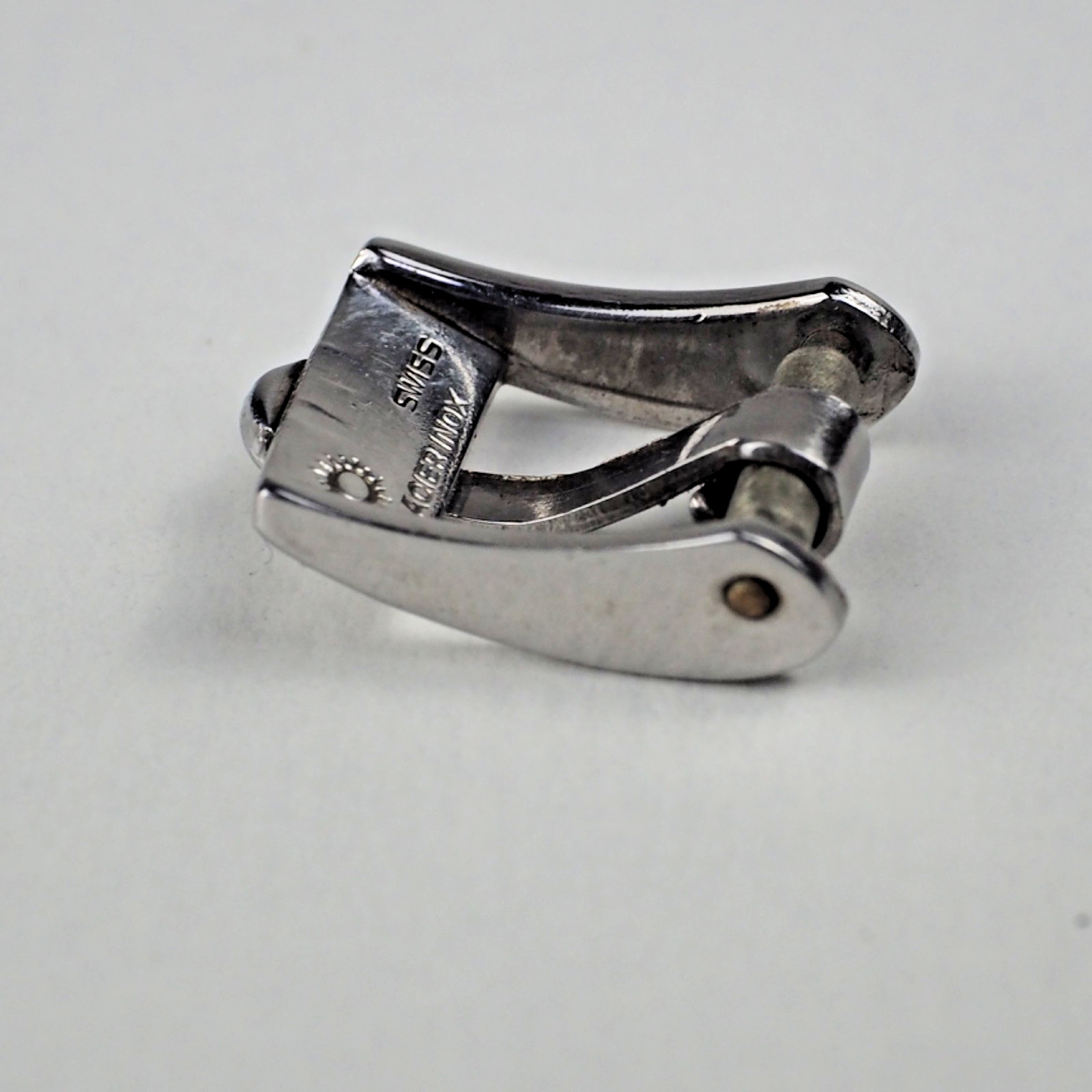 Vintage OMEGA 8mm Steel Buckle for Ladies Vintage Watch Strap – Genuine