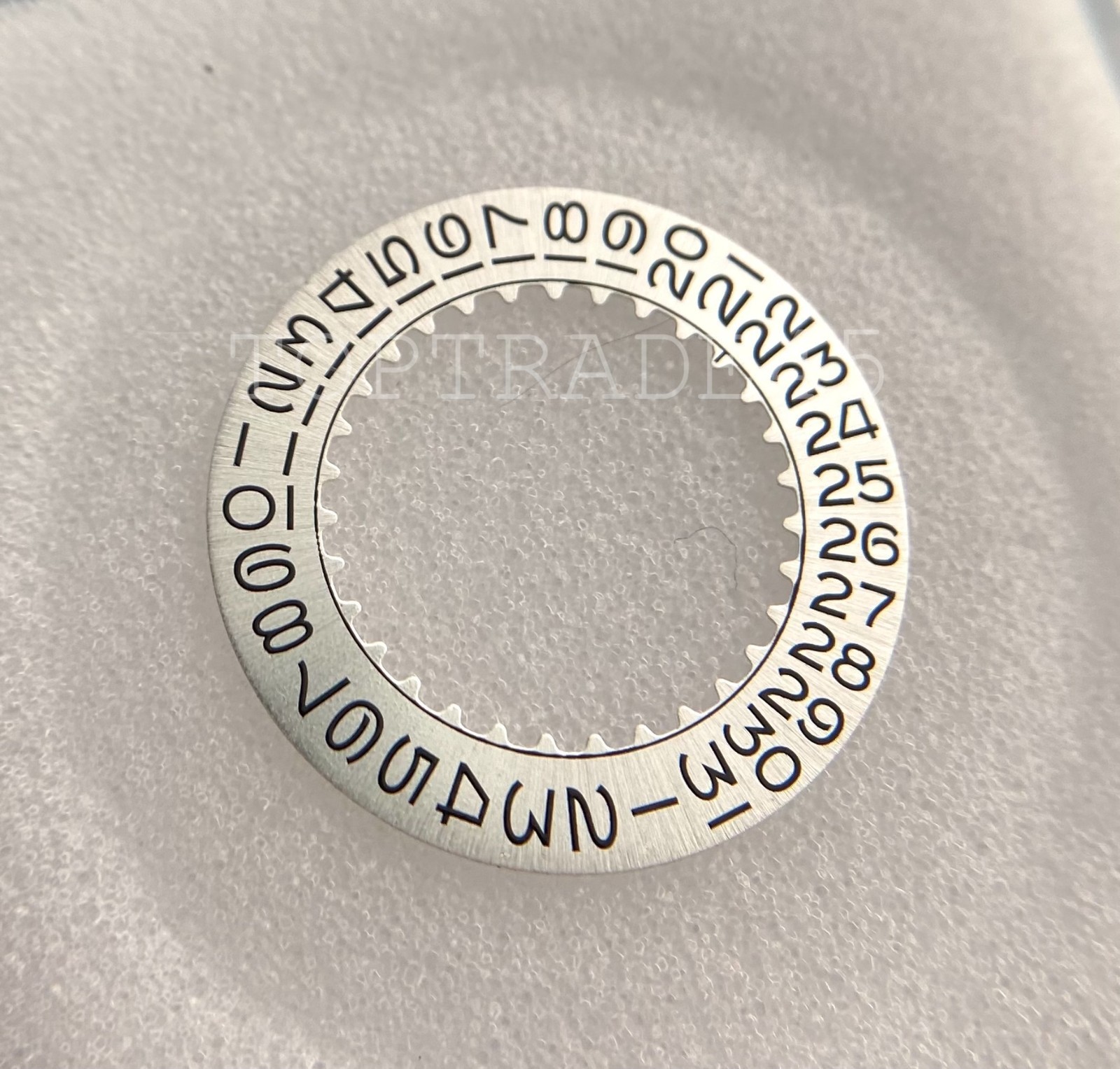 AFTERMARKET Rolex SILVER Date Disc For 1570 1575 1560 1535 Serifs Wheel Vintage