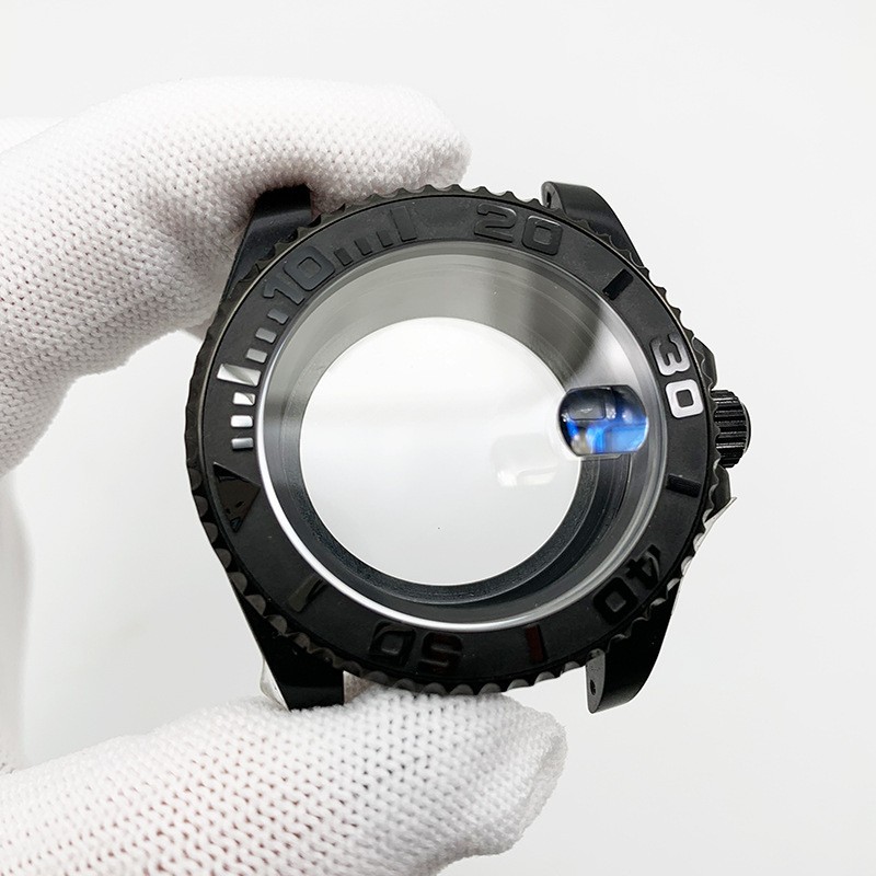 Watch Case 40mm Sapphire Crystal Fits 8215 NH35 Movement for ROX Style