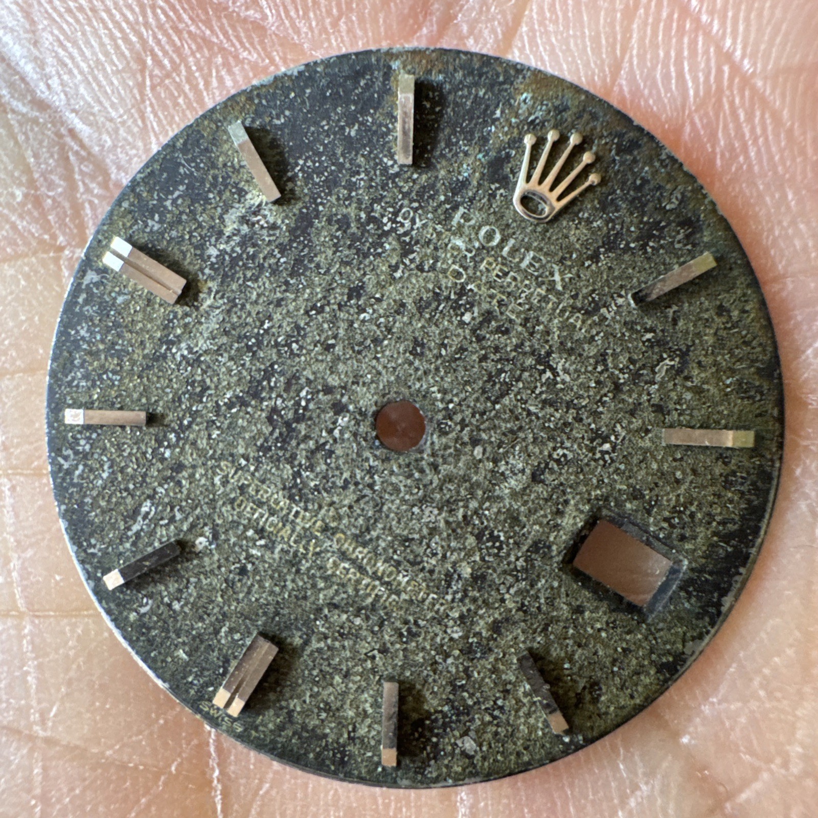 Rolex Tropical Oyster Perpetual Date 1500 cal 1570 Patina (100)
