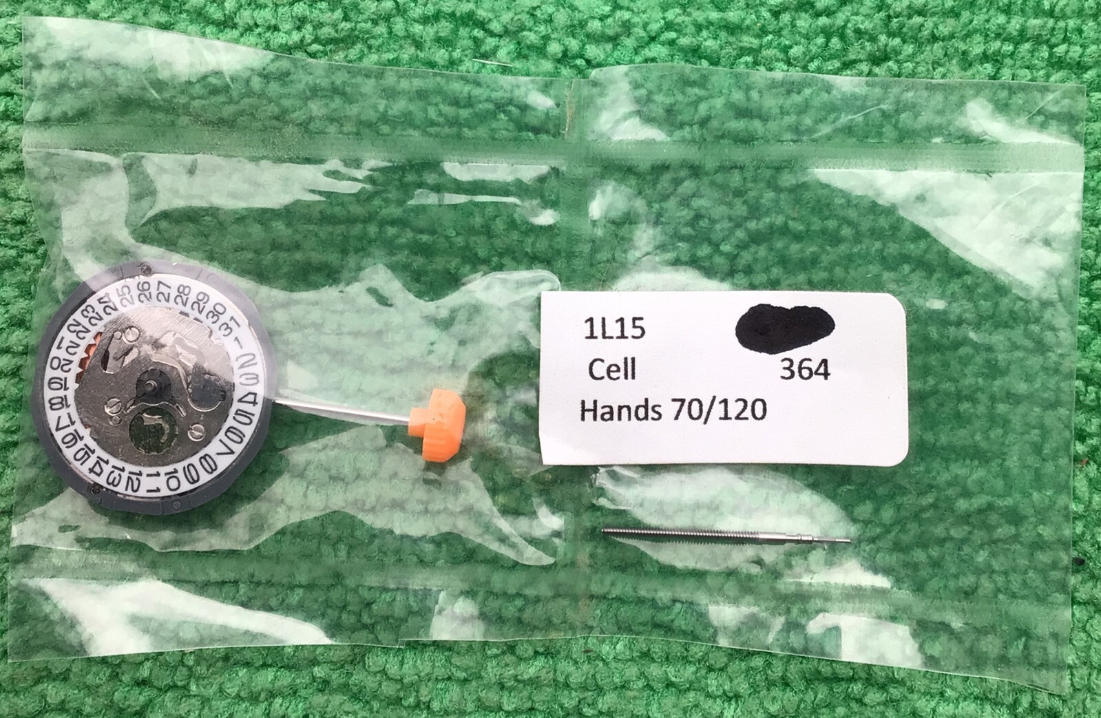 NEW Genuine Miyota 1L15 Quartz Movement With Stem, Date at 3 ss