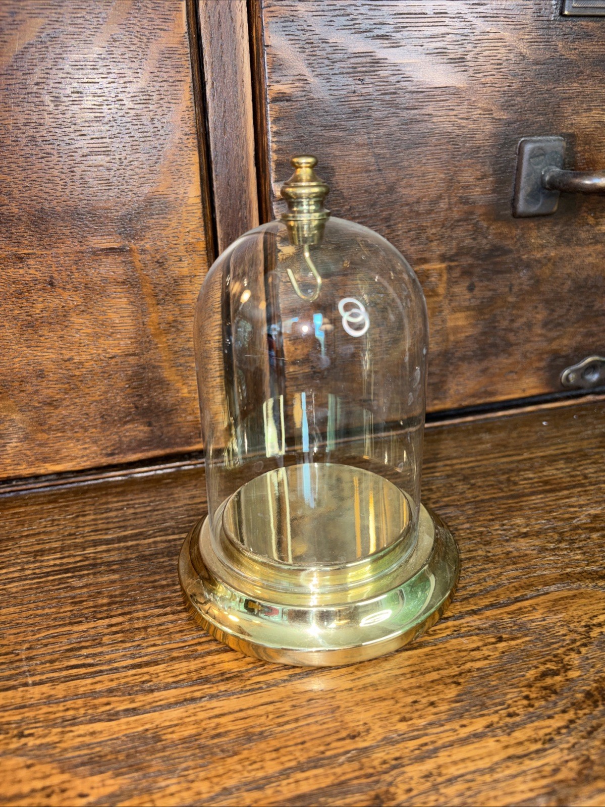 Pocket Watch Holder Glass Display Dome w/ Base