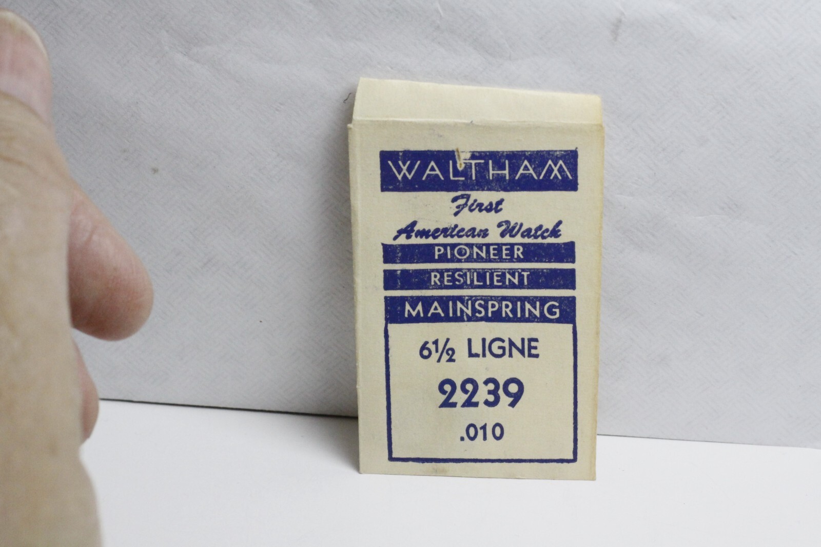 Waltham Factory Mainspring for Watches 6 1/2 LINGE 2239 .010 45W
