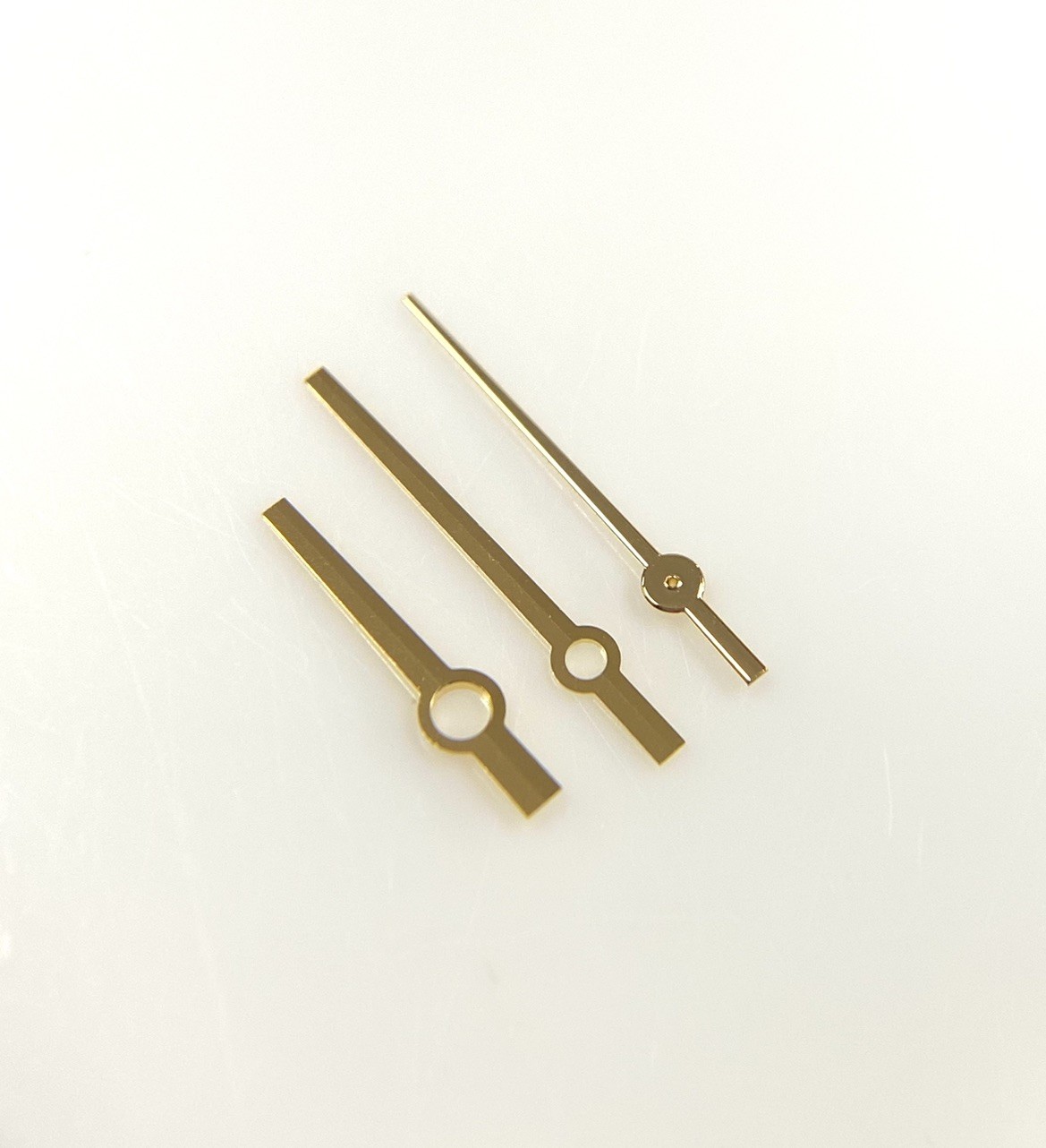 GOLD COLOR NO LUME WATCH HANDS FOR MIDSIZE ROLEX CALIBER 2230/2235