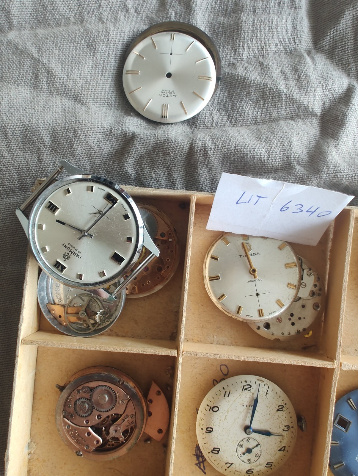 Watch Repair Lot 11 Movements Unitas UT 6310 AS 1130 Swiss Parts
