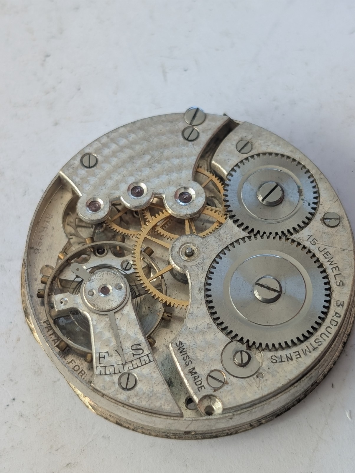 Vintage Cyma 998 Mechanical Pocket Watch Movement (Untested)