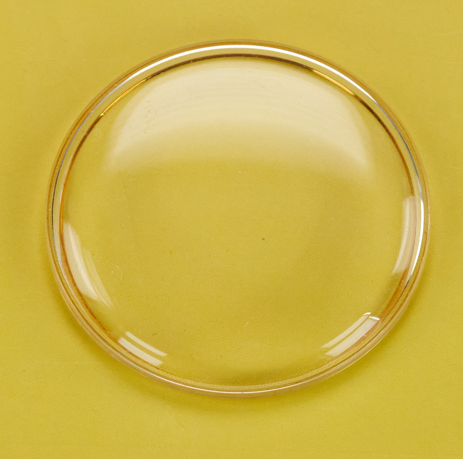 Sternkreuz Acrylic Domed Watch glass Crystal & Gold Tension Ring 17mm – 37mm