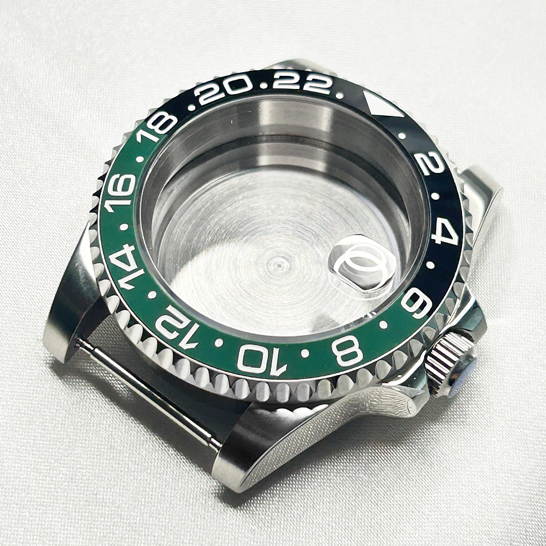 40mm Brushed 20ATM Watch Case for NH35 NH36 NH34 Movement Sub GMT Bezel Mod USA