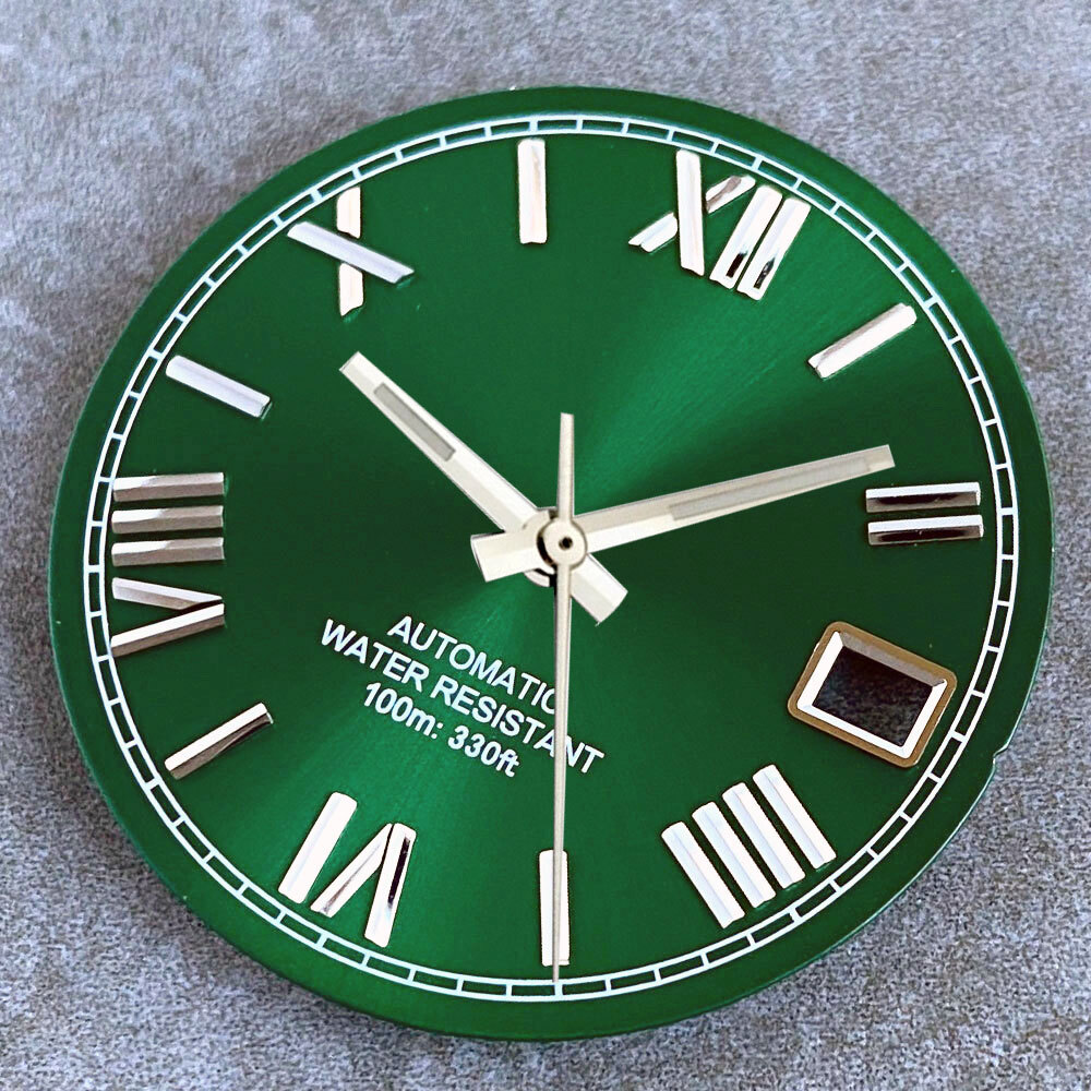 Sunburst Roman Numerals Watch Dial Face for NH35 NH36 NH38 NH70 4R35/36 29mm