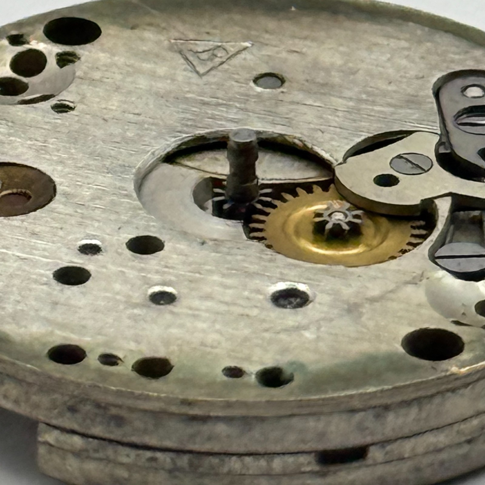 Herald Watch Movement Buser 15 Jewels 2 ADJ Swiss Vintage Parts Repair 23.2mm