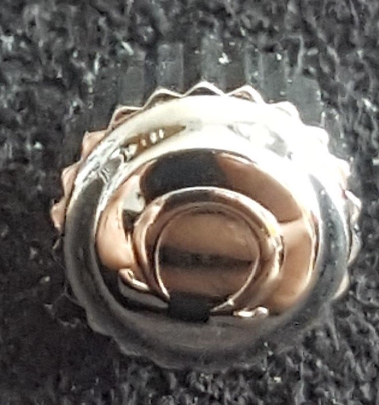 Omega Screw Down Water Resistant Crown, Steel, Part Number 42147