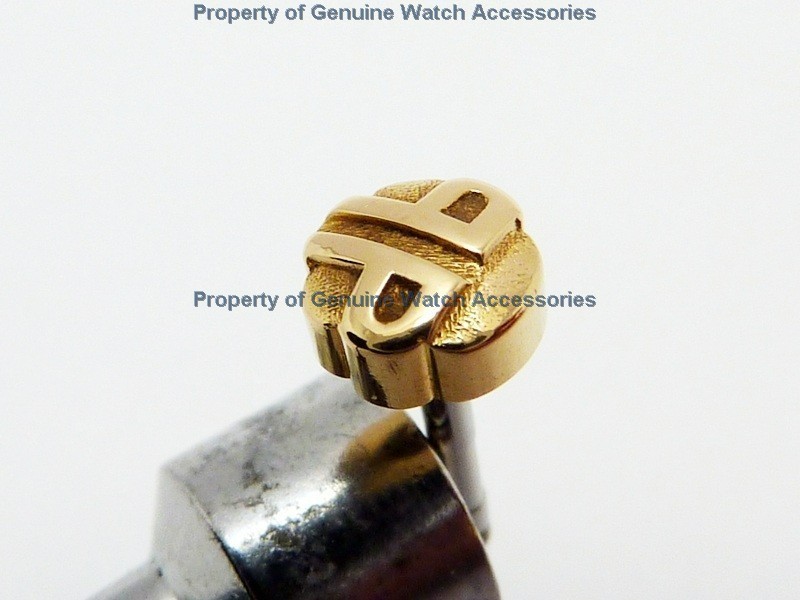 PATEK PHILIPPE 18K SOLID YELLOW GOLD DOUBLE P (“PP”) CROWN* 4.76 MM /STEM (JJ22)