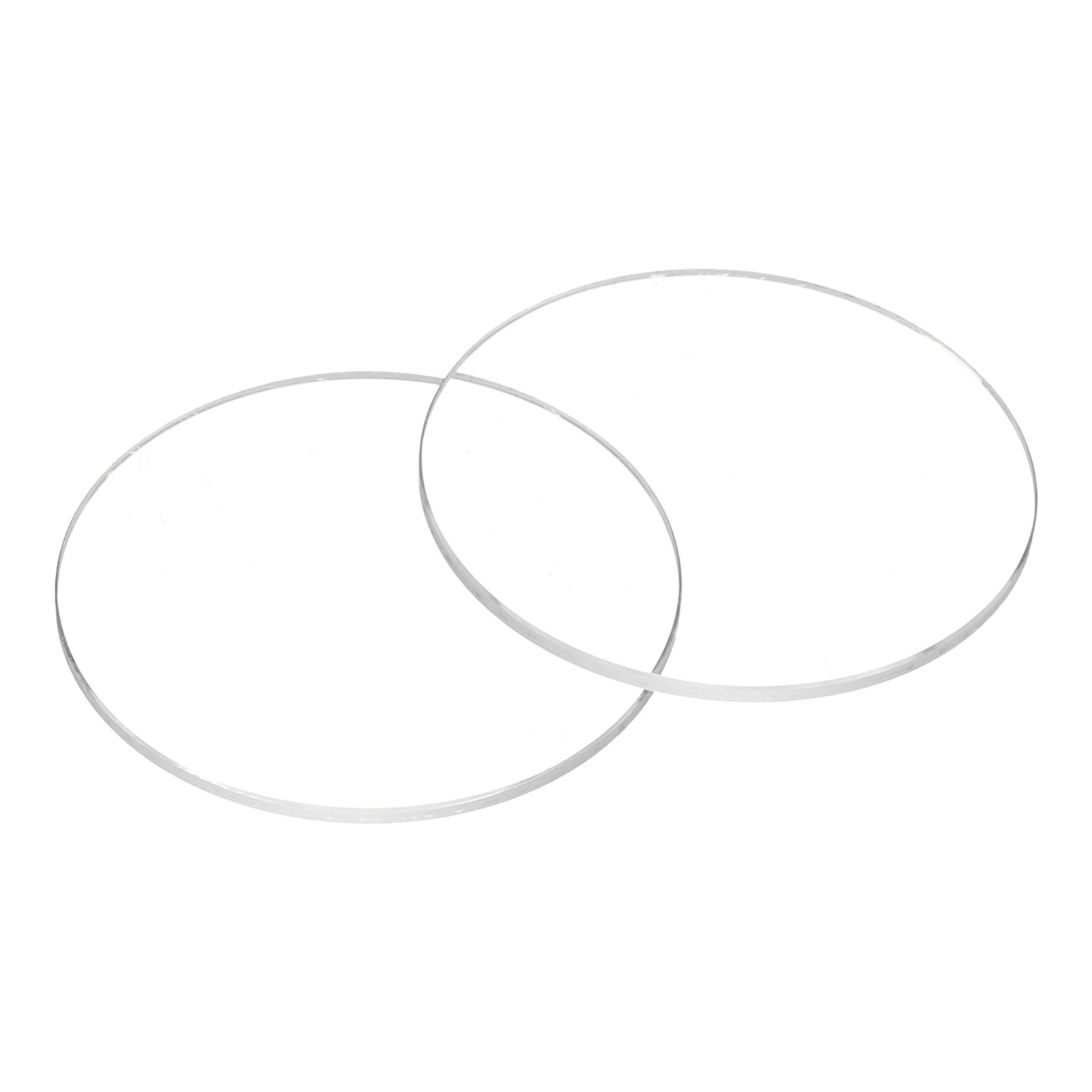 2pcs Watch Crystal Glass Lens 33.5mm x 1.0mm Beveled Edge Flat Glass Crystals